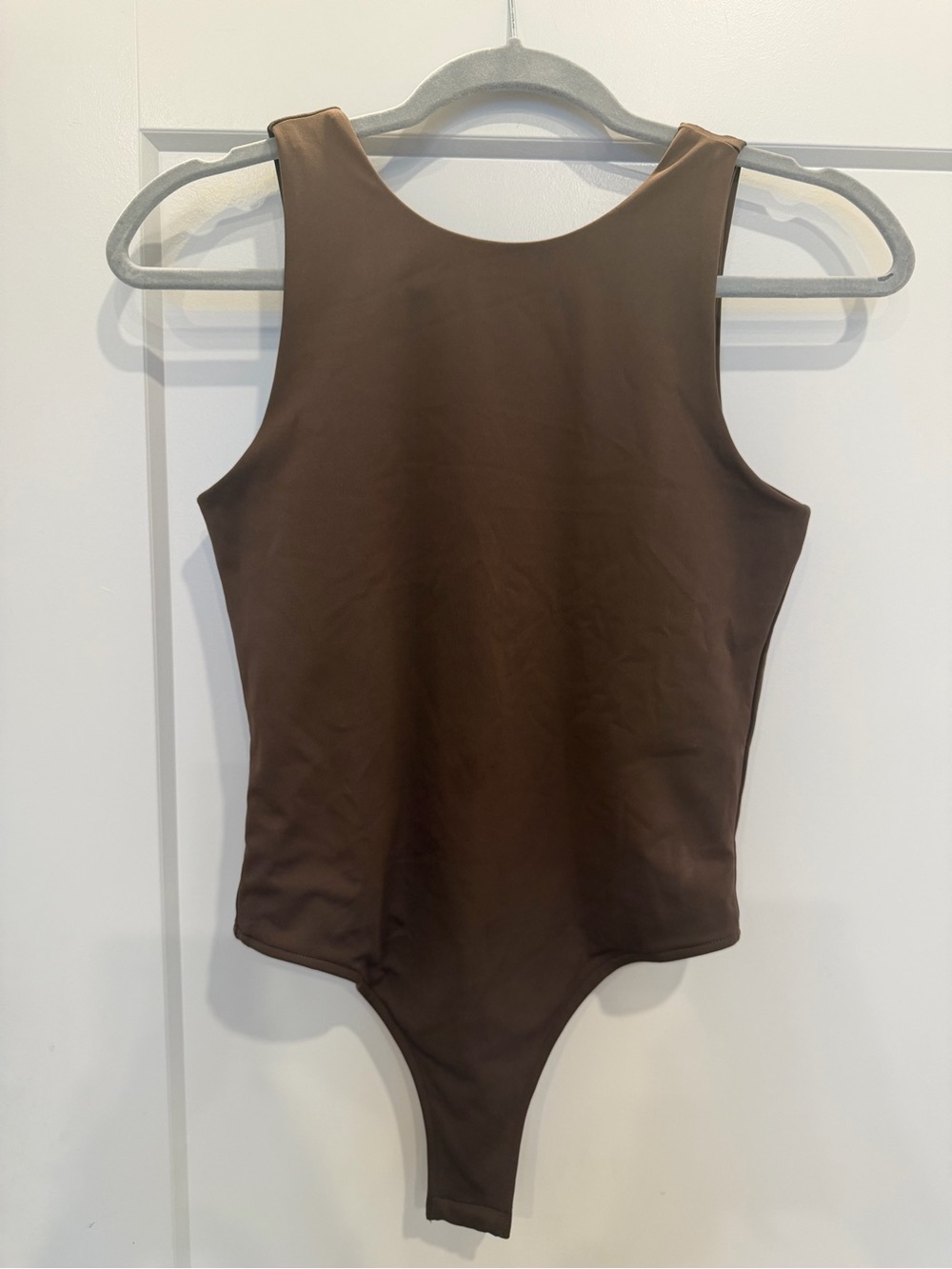 H&M Brown Scoop Neck Bodysuit